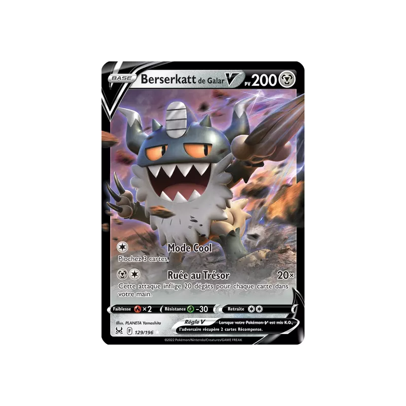Berserkatt de Galar V LOR - 129/196