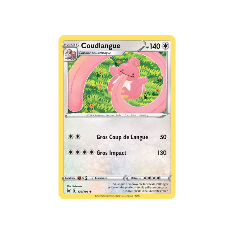 Coudlangue LOR - 139/196