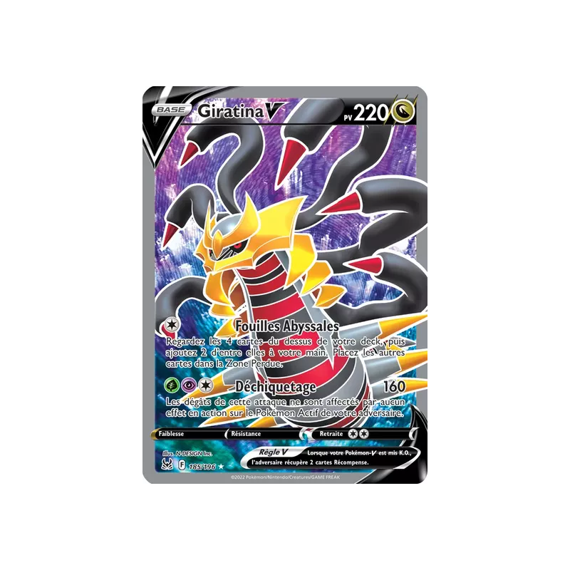 Giratina V LOR - 185/196