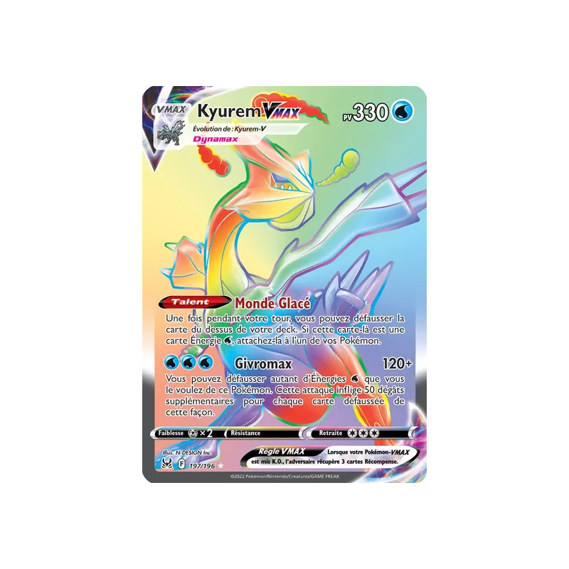 Kyurem VMAX LOR - 197/196
