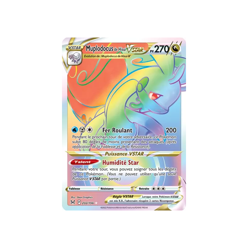 Muplodocus de Hisui VSTAR LOR - 202/196