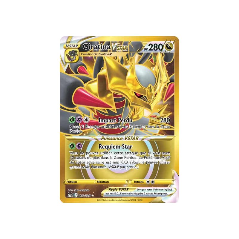 Giratina VSTAR LOR - 212/196