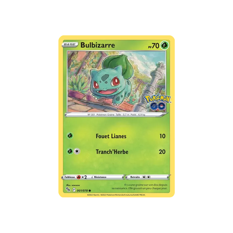 Bulbizarre PGO - 001/078