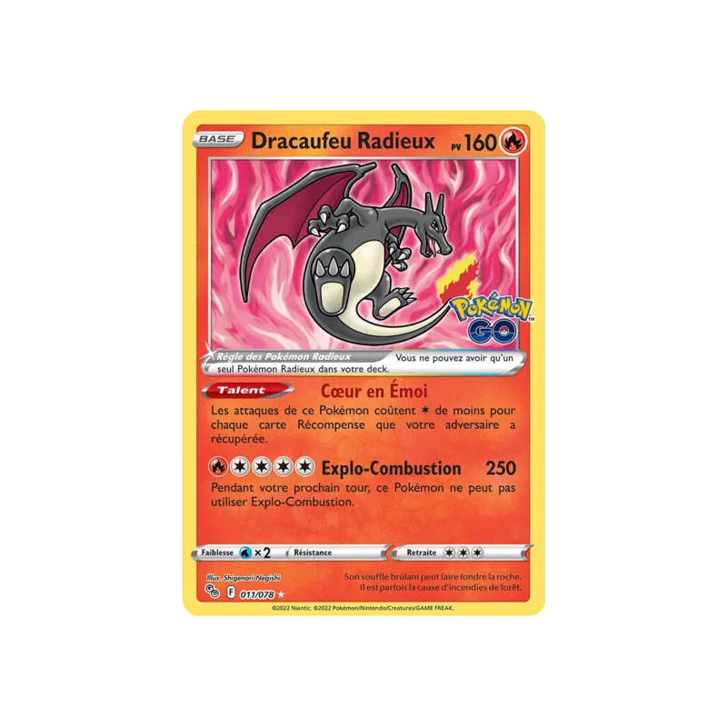 Dracaufeu Radieux PGO - 011/078