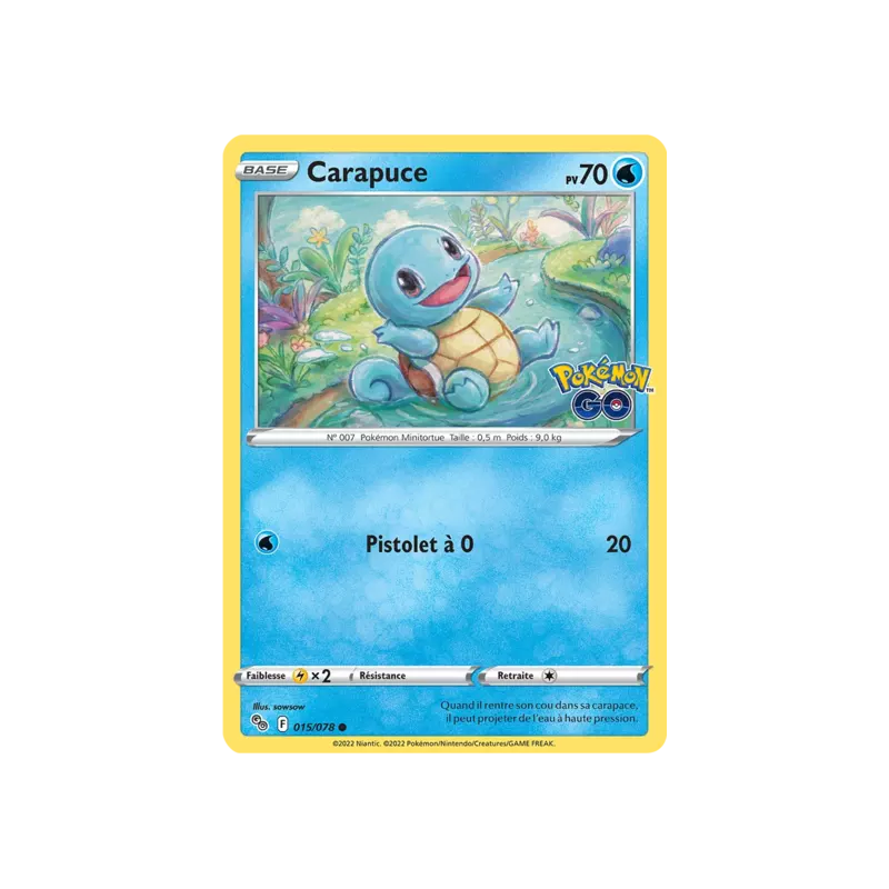 Carapuce PGO - 015/078