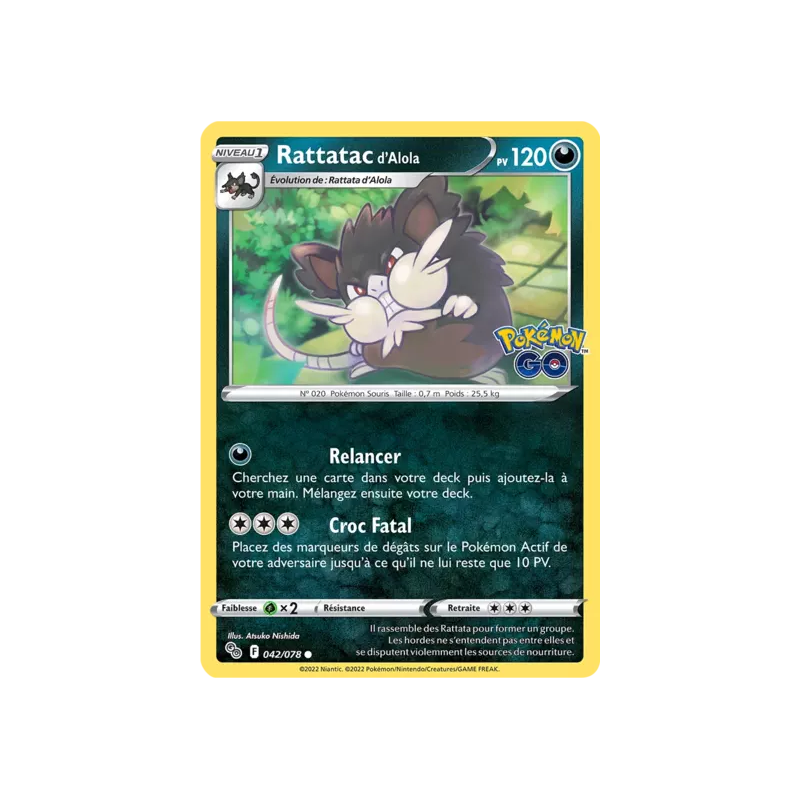 Rattatac d'Alola PGO - 042/078