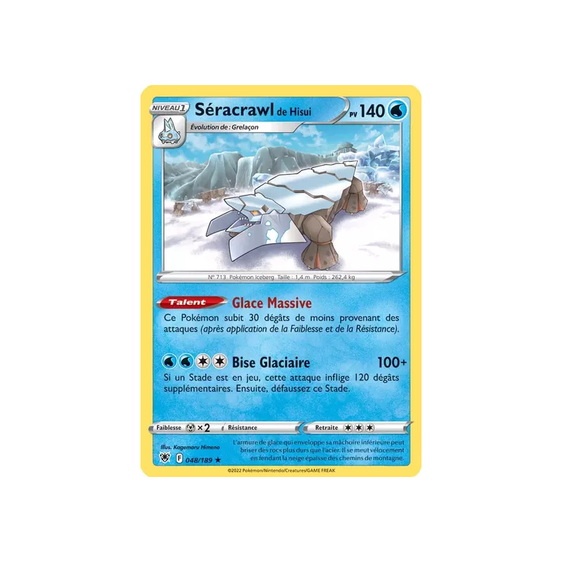 Séracrawl de Hisui ASR - 048/189