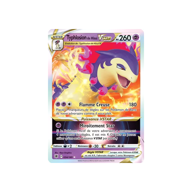 Typhlosion de Hisui VSTAR ASR - 054/189