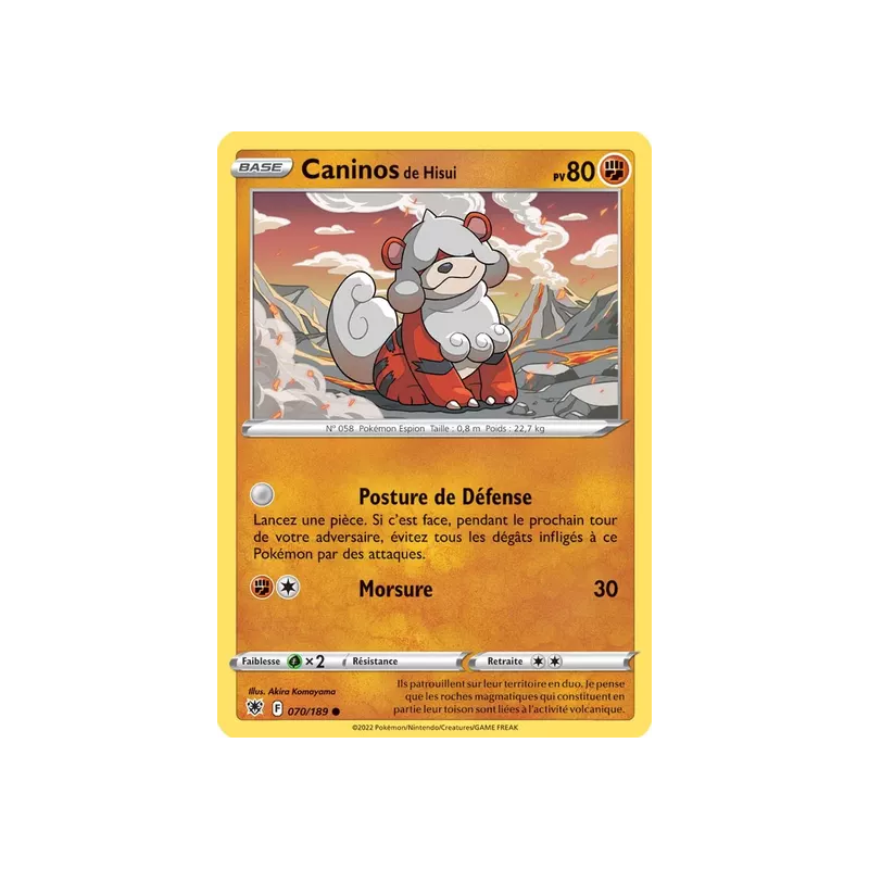 Caninos de Hisui ASR - 070/189