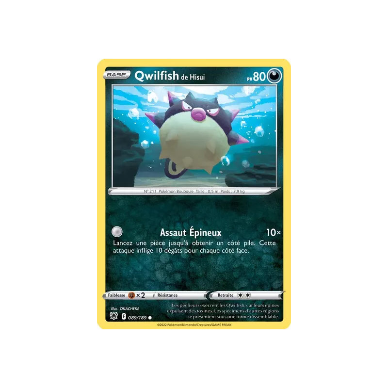 Qwilfish de Hisui ASR - 089/189