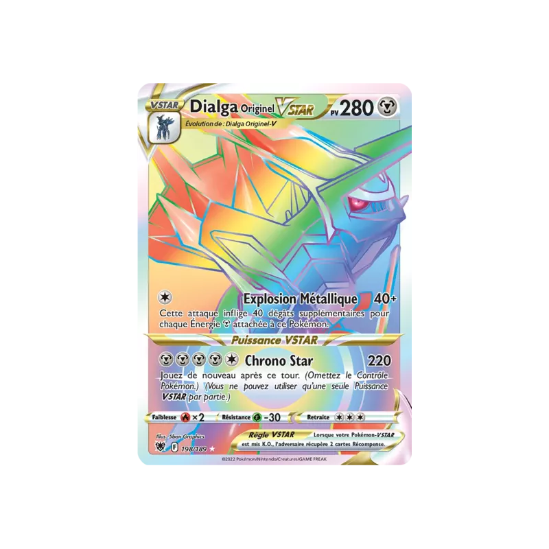 Dialga Originel VSTAR ASR - 198/189