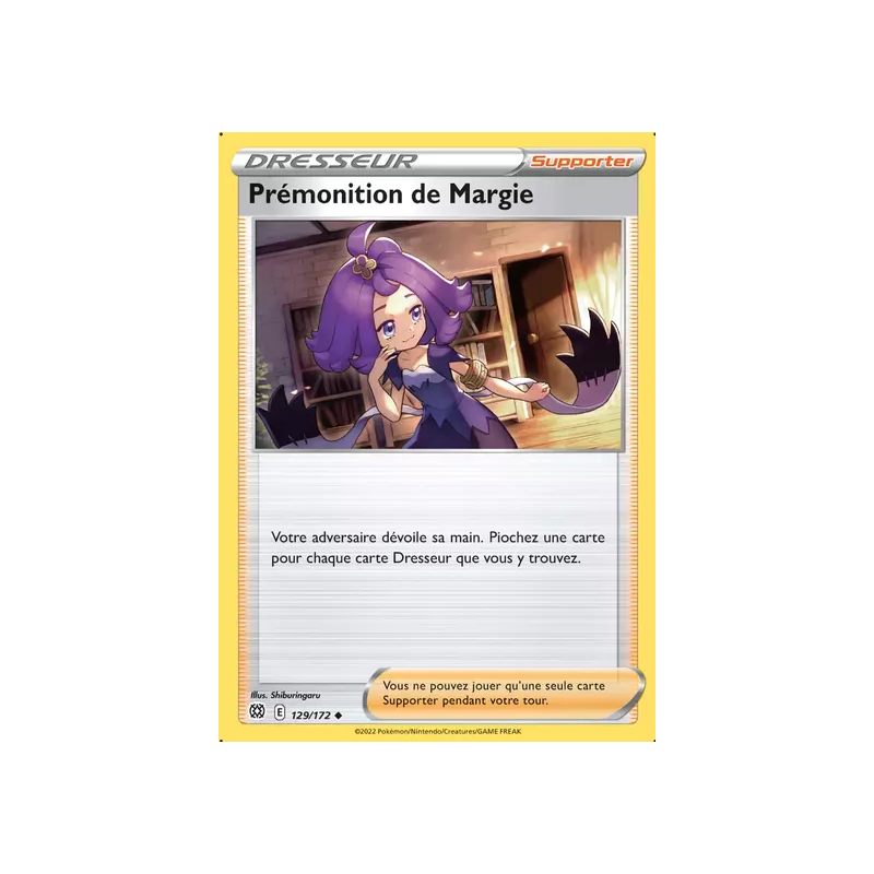 Prémonition de Margie BRS - 129/172