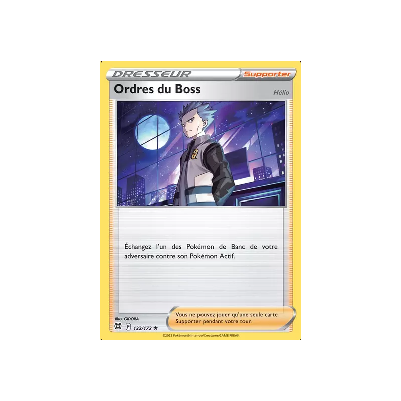 Ordres du Boss BRS - 132/172