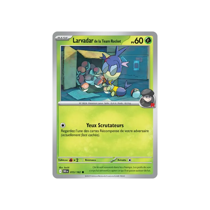 Larvadar de la Team Rocket DRI - 015/182