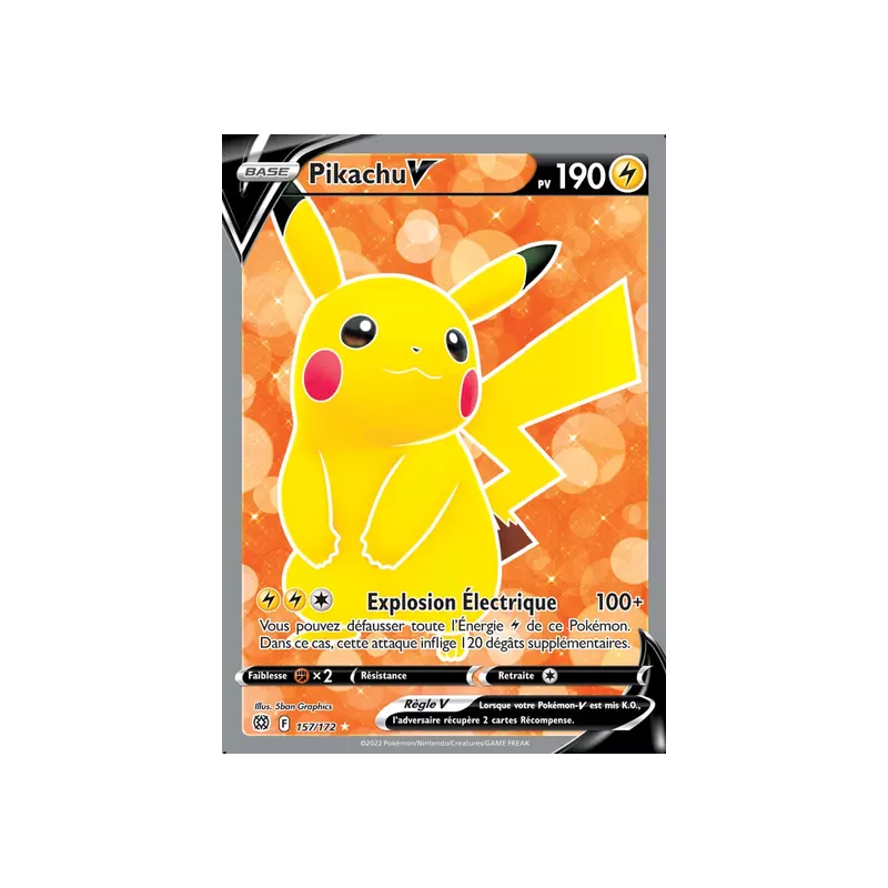 Pikachu V BRS - 157/172