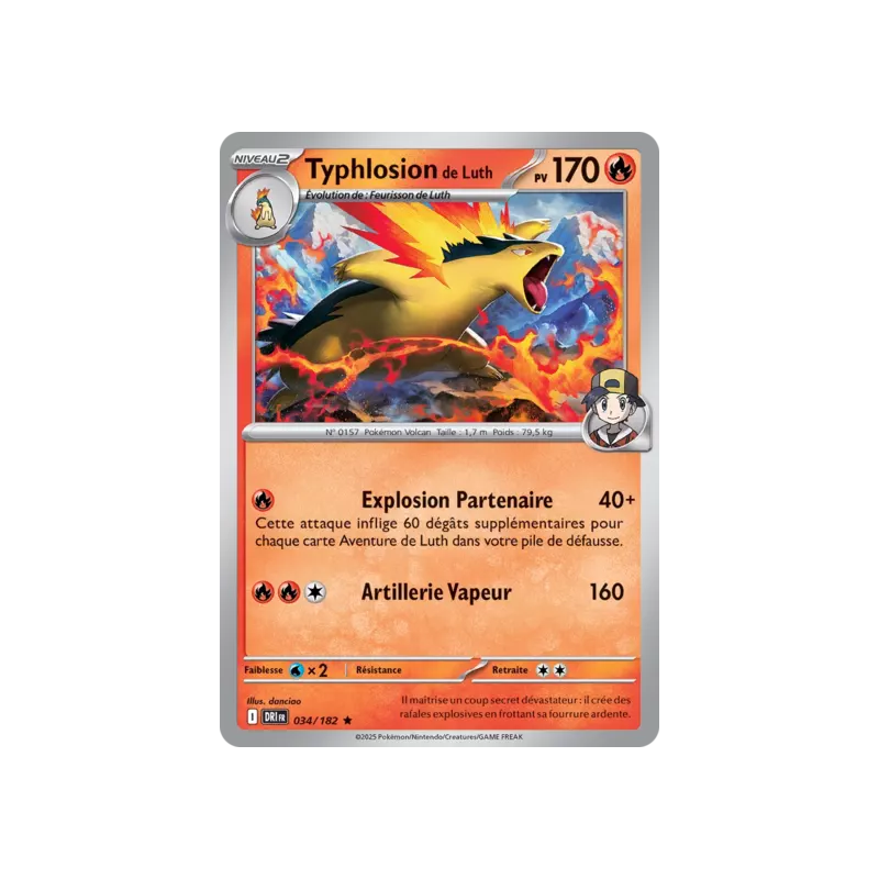 Typhlosion de Luth DRI - 034/182