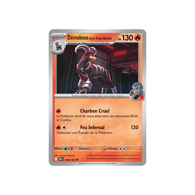 Démolosse de la Team Rocket DRI - 038/182