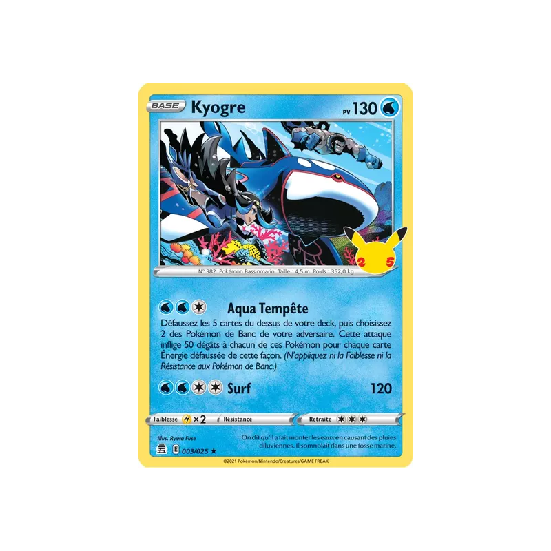 Kyogre CEL - 003/025