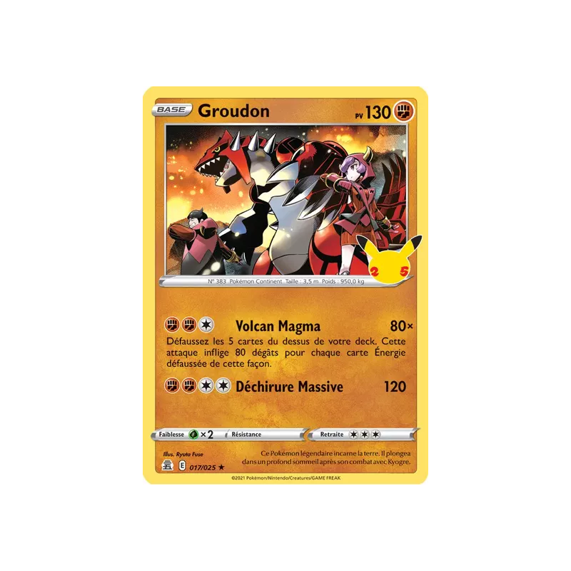 Groudon CEL - 017/025