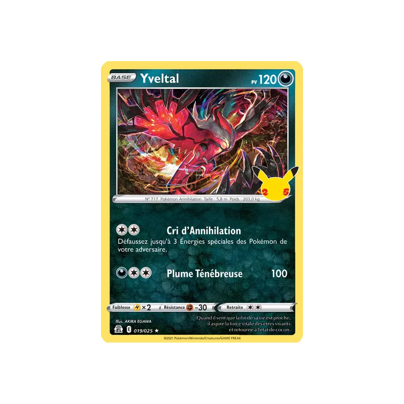 Yveltal CEL - 019/025