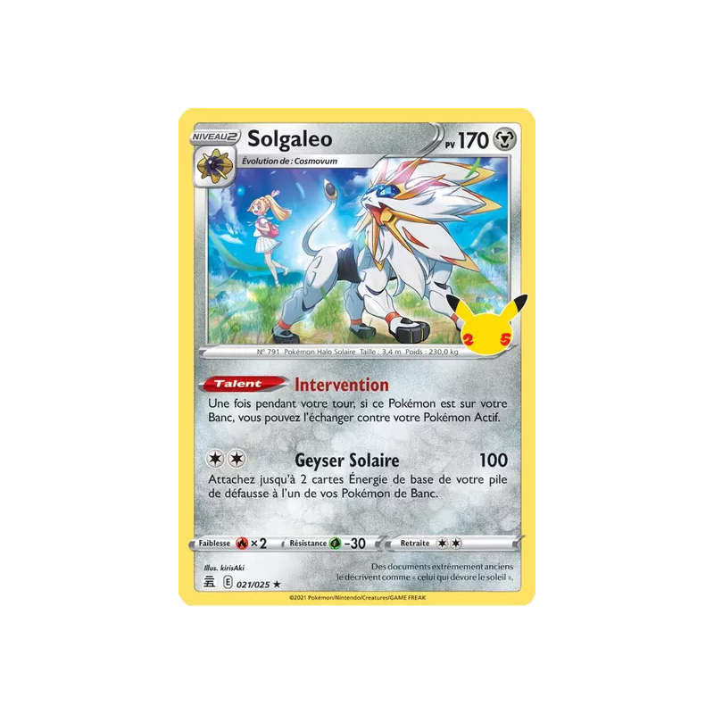 Solgaleo CEL - 021/025