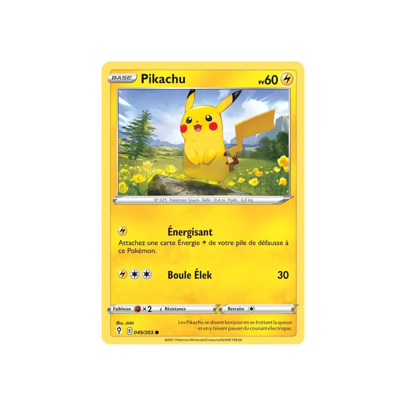 Pikachu EVS - 049/203
