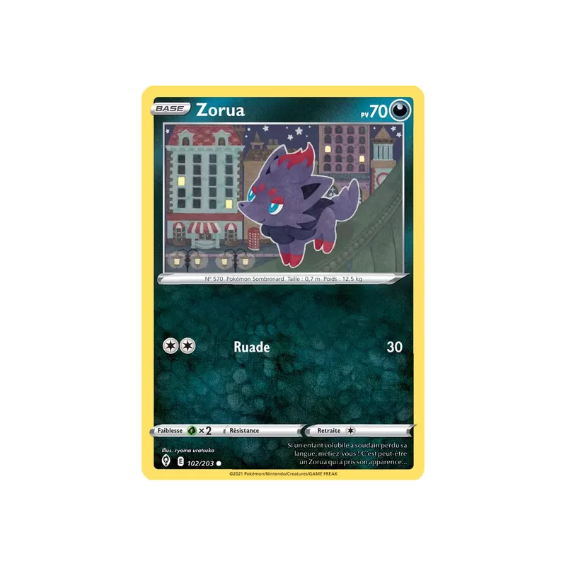 Zorua EVS - 102/203