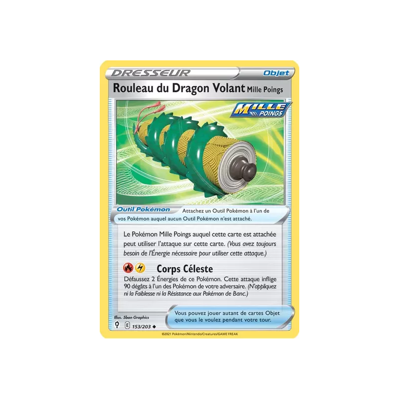 Rouleau du Dragon Volant Mille Poings EVS - 153/203