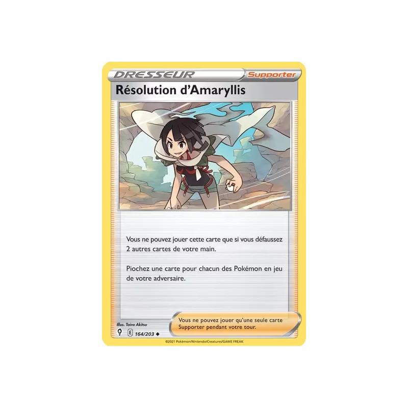 Résolution d'Amaryllis EVS - 164/203