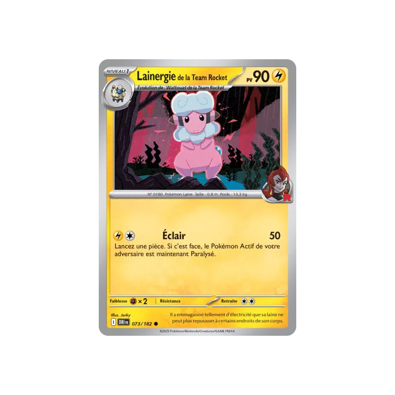 Lainergie de la Team Rocket DRI - 073/182
