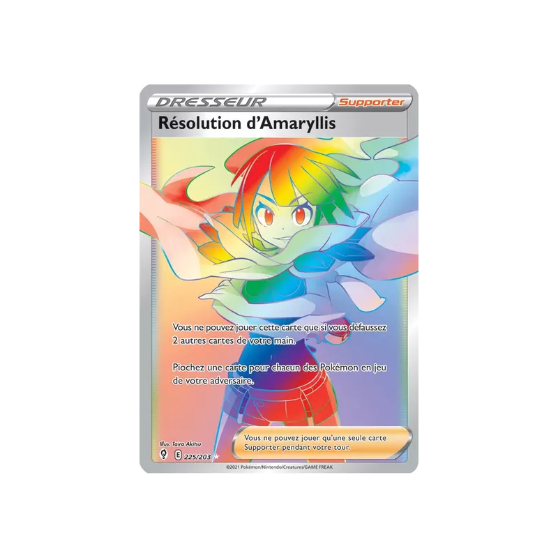 Résolution d'Amaryllis EVS - 225/203