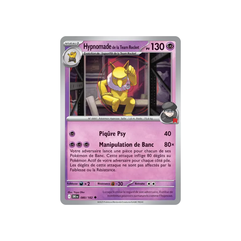 Hypnomade de la Team Rocket DRI - 080/182