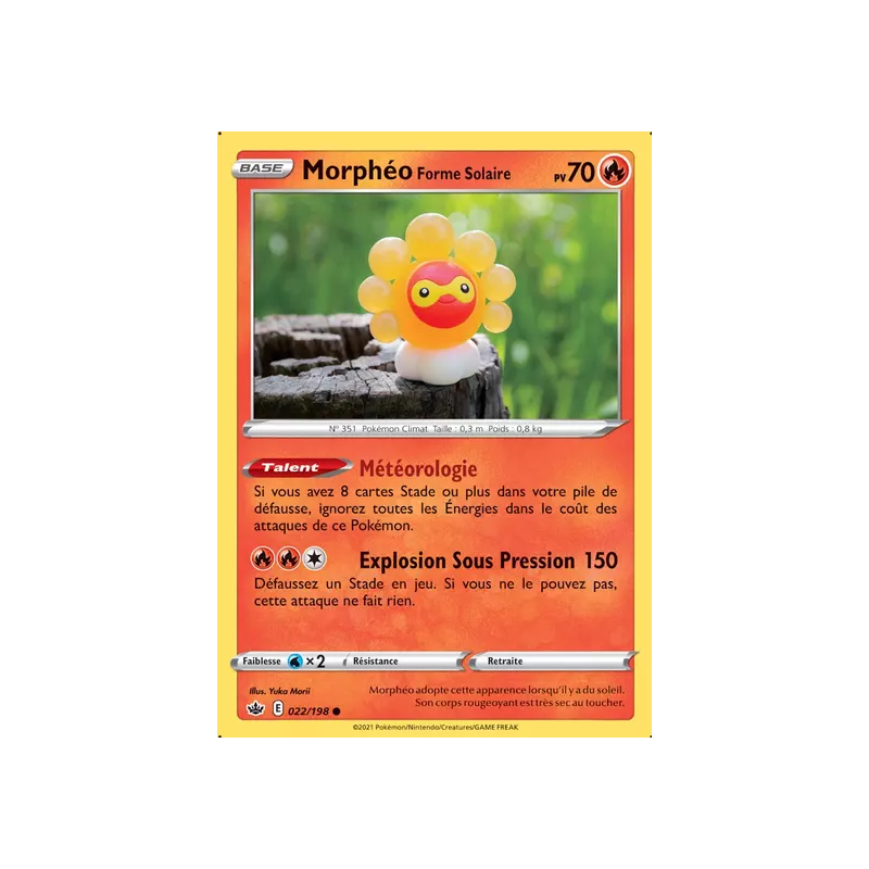 Morphéo Forme Solaire CRE - 022/198