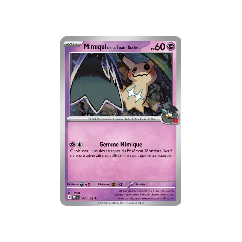 Mimiqui de la Team Rocket DRI - 087/182