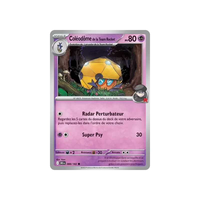 Coléodôme de la Team Rocket DRI - 088/182