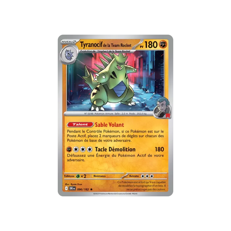 Tyranocif de la Team Rocket DRI - 096/182