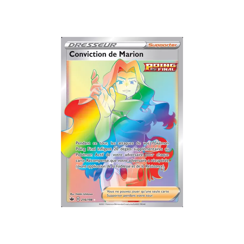 Conviction de Marion CRE - 216/198