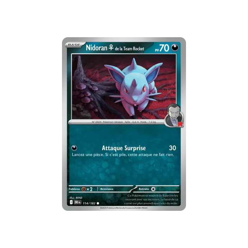 Nidoran? de la Team Rocket DRI - 114/182