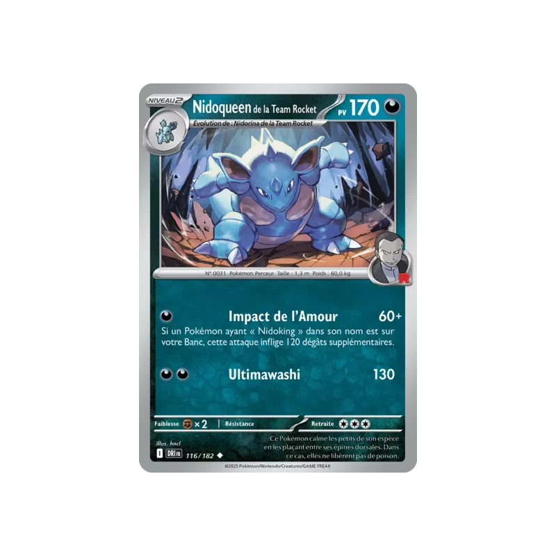 Nidoqueen de la Team Rocket DRI - 116/182