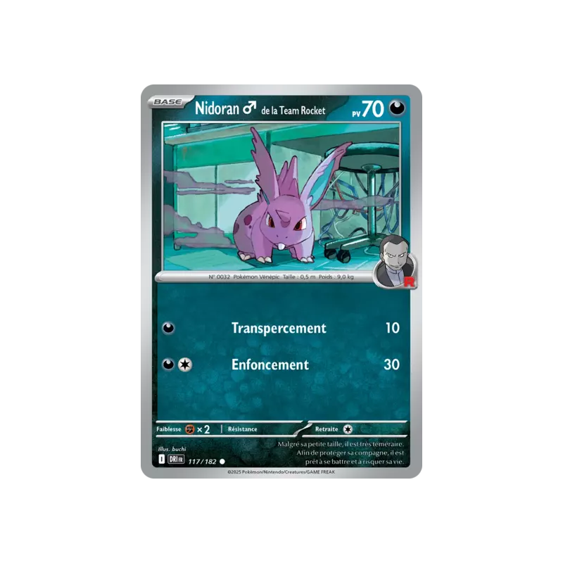 Nidoran? de la Team Rocket DRI - 117/182