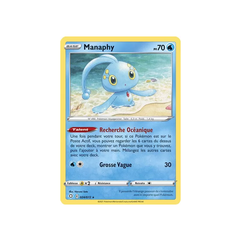 Manaphy SHF - 024/072