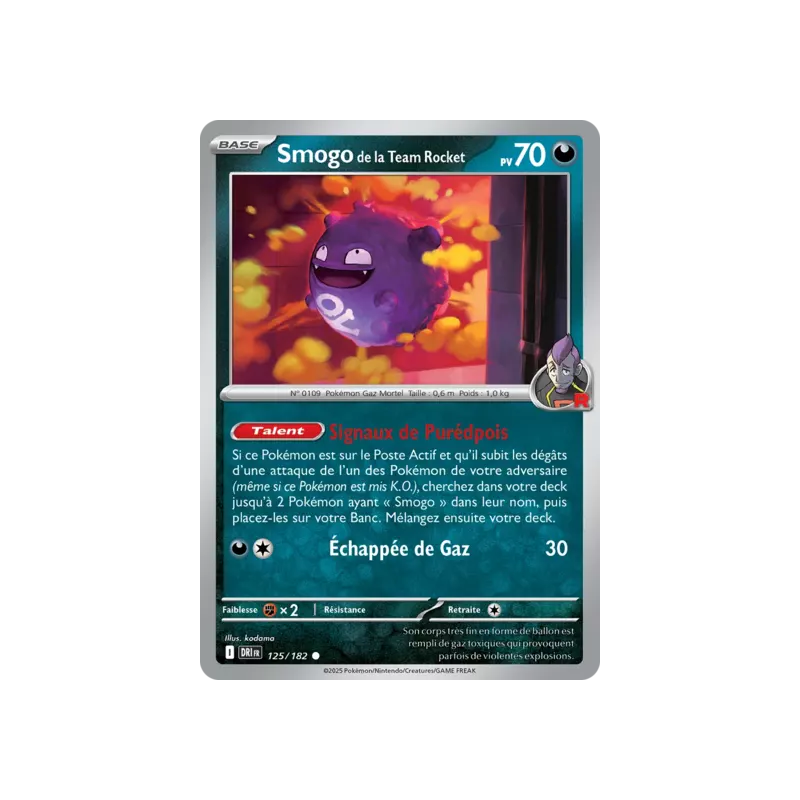 Smogo de la Team Rocket DRI - 125/182