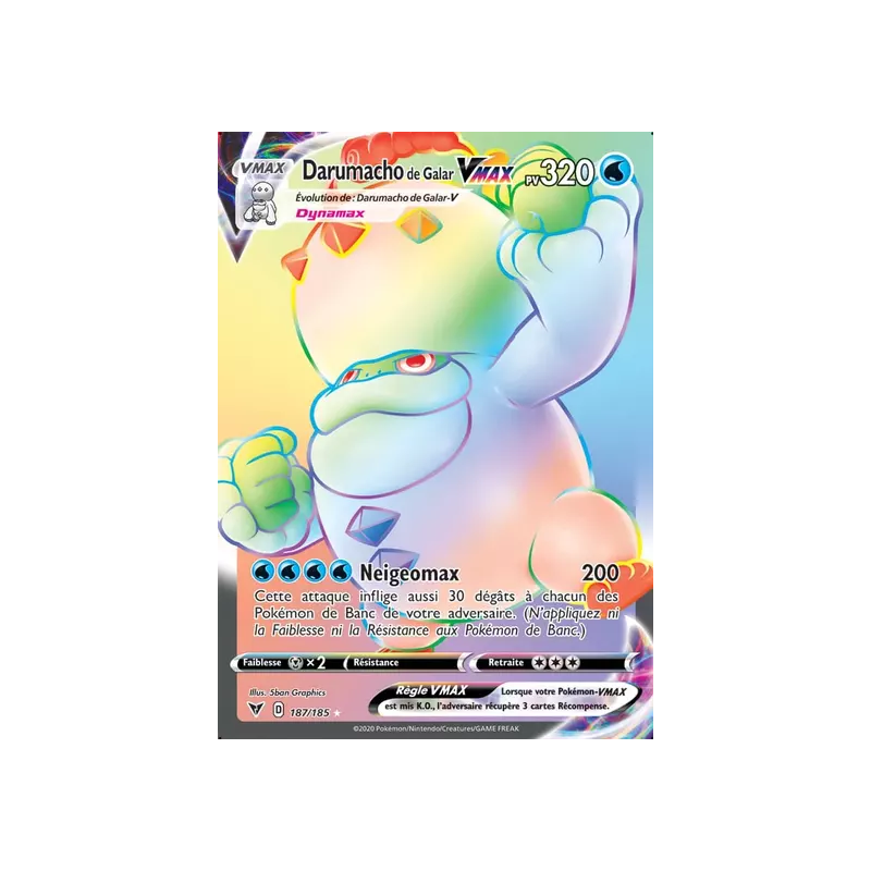 Darumacho de Galar VMAX VIV - 187/185