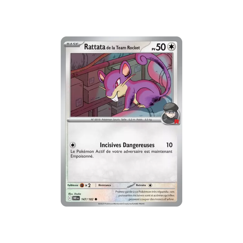 Rattata de la Team Rocket DRI - 147/182