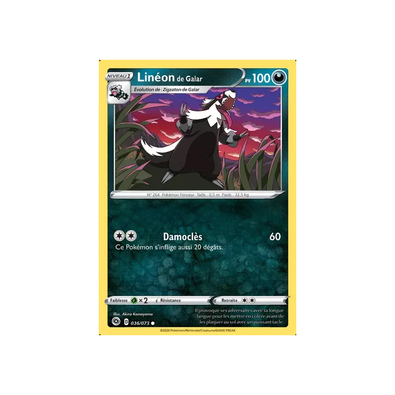 Linéon de Galar CPA - 036/073