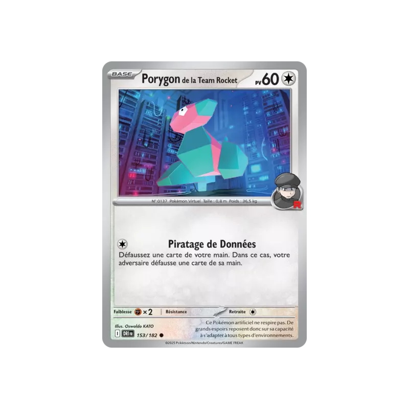 Porygon de la Team Rocket DRI - 153/182