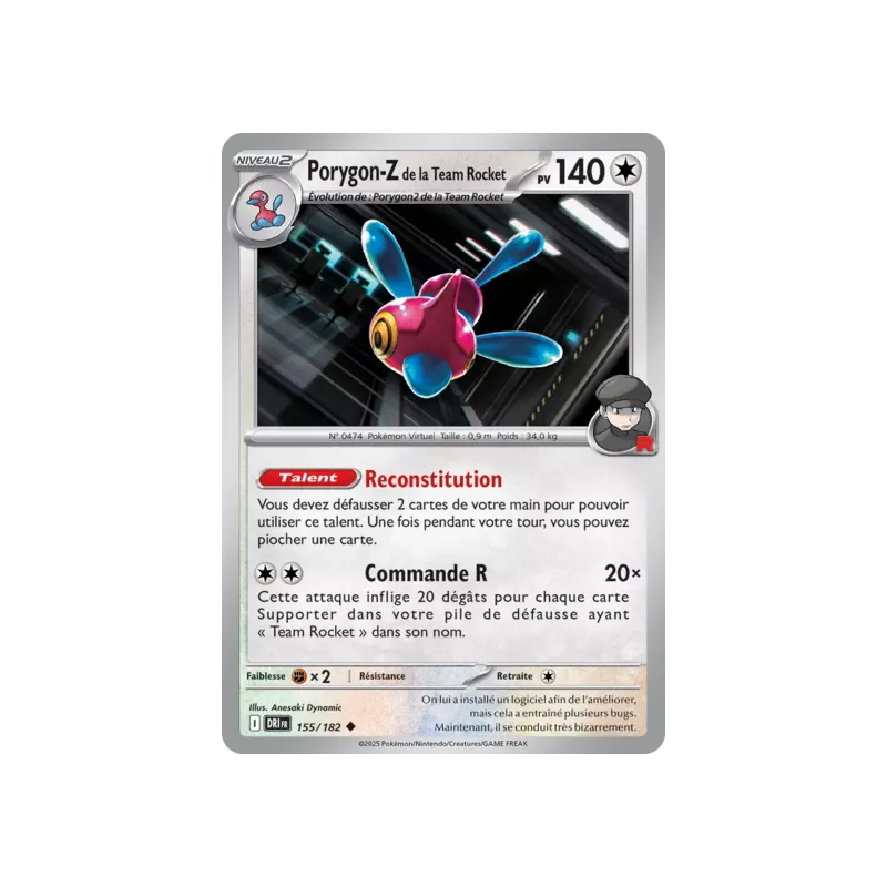 Porygon-Z de la Team Rocket DRI - 155/182