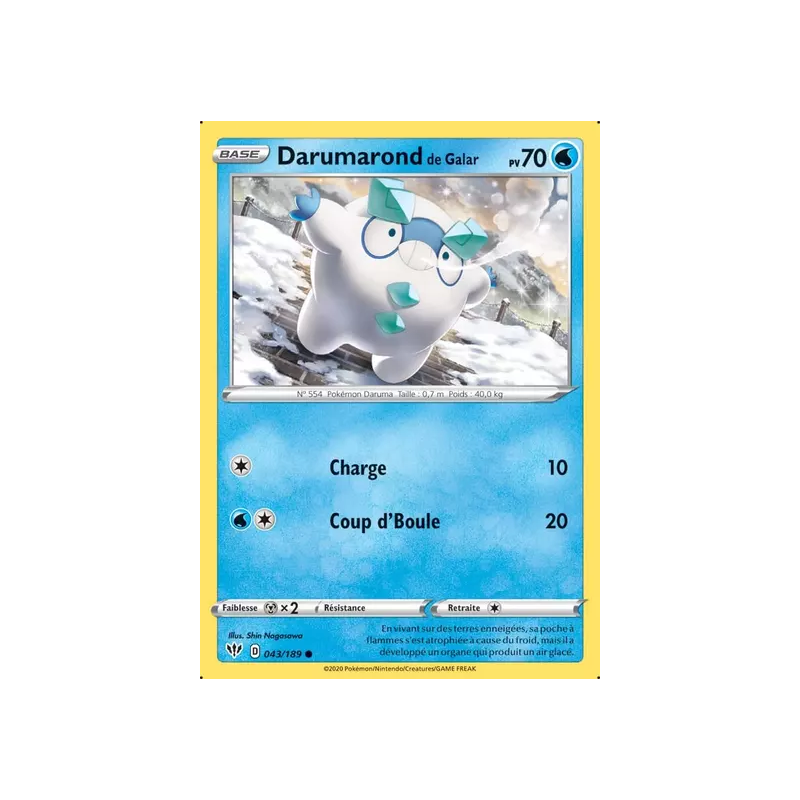 Darumarond de Galar DAA - 043/189