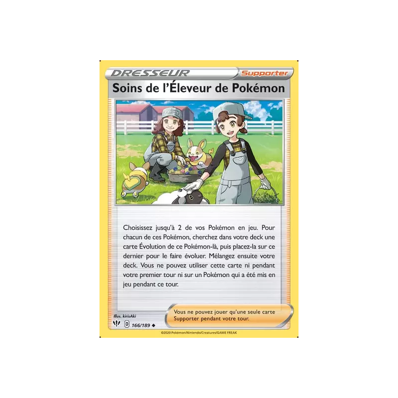 Soins de l'Éleveur de Pokémon DAA - 166/189