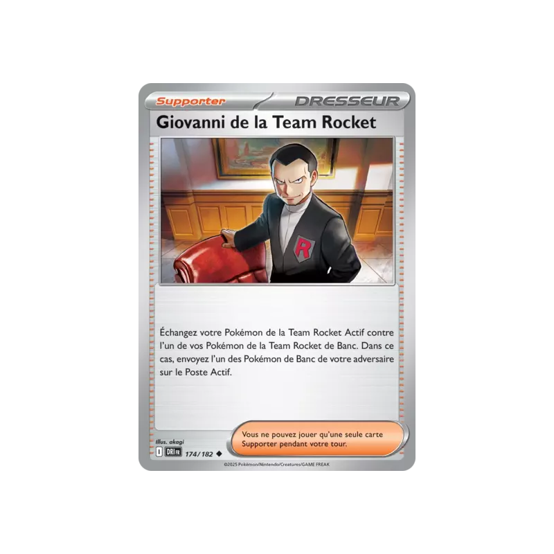 Giovanni de la Team Rocket DRI - 174/182